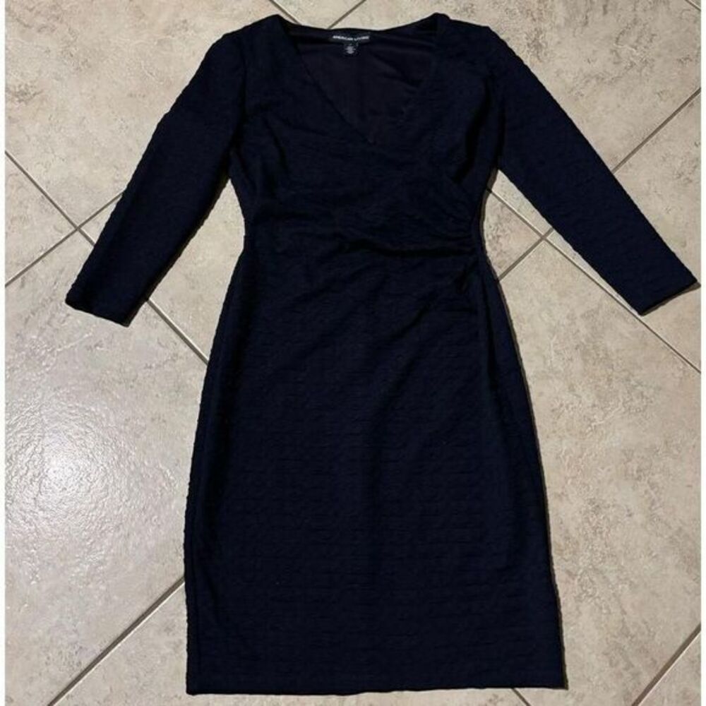 American Living Navy Blue midi dress‎ size 4